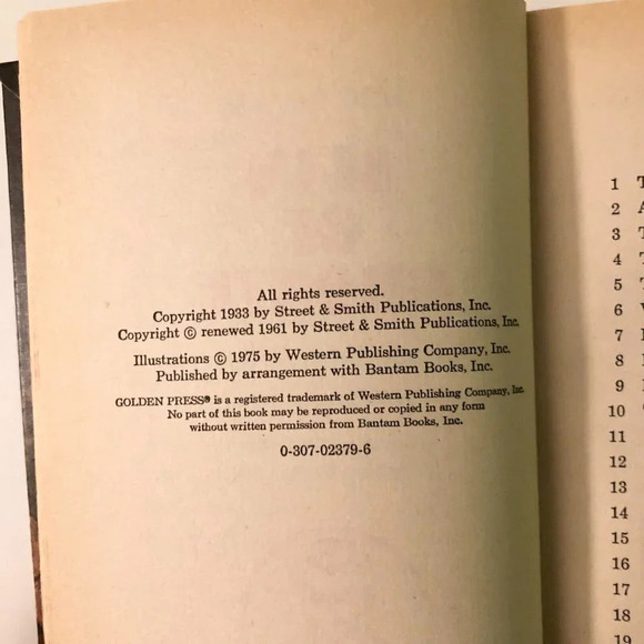 Vtg 1975 Doc Savage Man  of Bronze Superhero Kenneth Robeson Golden Press - Picture 10 of 16